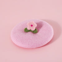 Pet Cat Dog Wool Felt Flower Hat