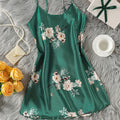 Silky Camisole With Floral Print Womens Pajamas