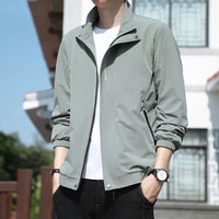 Men's Coat Stand Collar Casual Sports