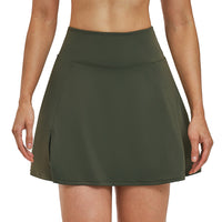 Athletic A-line Skirt With Anti-Exposure Design