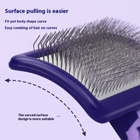 Pet Beauty Cat Bristle Hard Curved Needle Comb