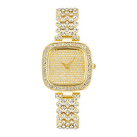 Women's Square Diamond Bracelet Fashion Quartz Watch