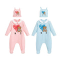Cotton Baby Romper Long Sleeve Suit Print