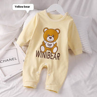 Autumn Clothing Pure Cotton Baby Rompers Pajamas