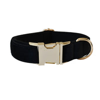 Double Layer Microfiber Rose Gold Buckle Collar Leash