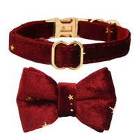 Pet Collar Cute Bell Bow Scarf