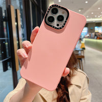 Macaron Solid Color Mobile Phone Case Liquid Skin Feel