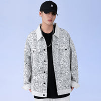 Men's Plus Size Denim Jacket Full Of Trendy Brands