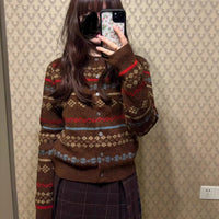 Womens Retro Chic Zippered Sweater Coat