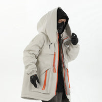 Men's Loose Cargo Thickened Warm Cotton Coat