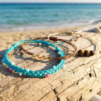 Handwoven Summer Resort-Style Three-Tier Layered Bracelet