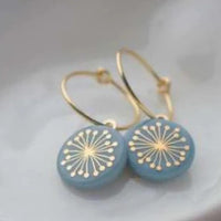 Plastic Creative Dandelion Geometric Earrings