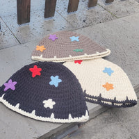Dopamine XINGX Handmade Crochet Cotton Bucket Hat