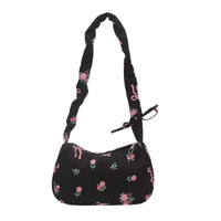 Fresh And Sweet Floral Underarm Bag For Women