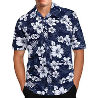 Men's Shirt Printed Beach Short Sleeve Top