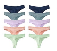 Cotton Crotch High Elastic Low Waist Simple And Breathable Girl Underwear Sports Yoga Solid Color Ladies T-back