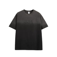 Men's Three-dimensional Printed Gradient T-shirt Round Neck Short Sleeve Top