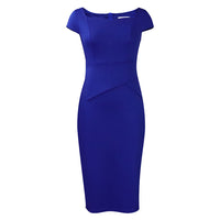 Womens Short Sleeve Pencil Skirt Dress
