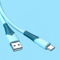 Jane Type-C Liquid Silicone Data Cable Suitable For Mobile Phone Over Fast Charge Line Huawei Xiaomi Glory Charging Cable