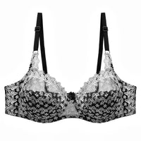 Slim Cup Lace Nylon Bra Embroidered