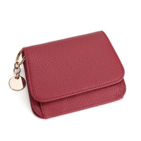Solid Color Women's Fashion Zipper Coin Purse