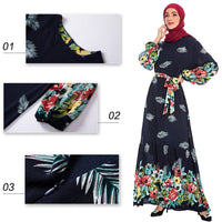 European And American Large Swing Loose Print Dress
