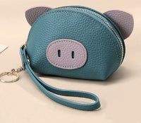 Anti-degaussing Card Holder Cartoon Organ Document Package Mini Pig Student Coin Purse