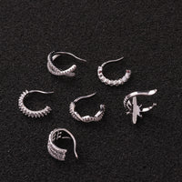 Zircon U-shaped Personality Cartilage Piercing Earrings