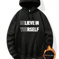 European Size Drop-shoulder Sleeve Casual Sports Hoodie Sweater