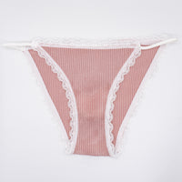 Lace Temptation Sexy Low Waist Thin Strap Girly Panties