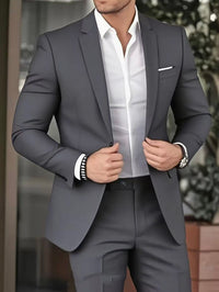 Elegant Banquet Gown Slim-Fit Fashionable Suit And Trousers For Men