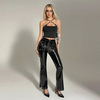 American Sexy Style Sleeveless Vest Autumn And Winter Slim-fitting Crop Top