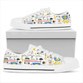 Polynesian Print Low-Top Canvas Casual