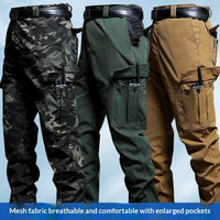 Outdoor Multi-pocket Loose-fit Durable Tactical Utility Work Pants