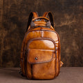 Travel Multifunctional Men's First Layer Cowhide Bag