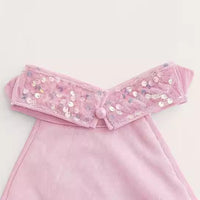 Beauty-style Sparkly Halterneck Backless Dress