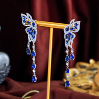Long Butterfly Tassel Earrings That Flatter Your Face Shape