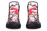 Printed Couple High Top Canvas Shoes