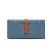 Fashion Contrast Color Wallet 20 Discount Card Bag Long Label