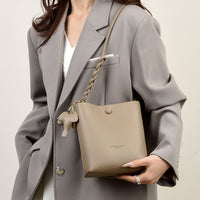 Women's Soft Leather Phone Crossbody Multilayer One Shoulder Bag