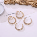 South Korea Simple Graceful Inlaid Small Diamond Earrings