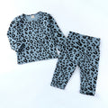Children's Korean Style Leopard Print Stretch Homewear