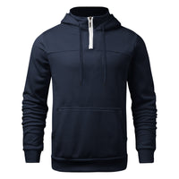 European And American Half Zipper Printing Turtleneck Sweater Men's