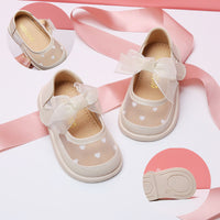 New Breathable Mesh Children's Small Leather Shoes