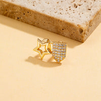 Stylish Hollowed-out Diamond-studded Braces