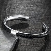 Fashionable Stainless Steel Braided Bracelet