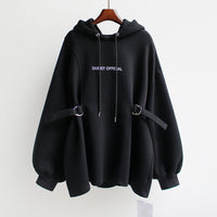 Medium Length Loose Waisted Hoodie Jacket