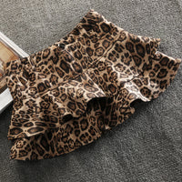 Leopard Print Skirt European And American Fashionable Figure Flattering