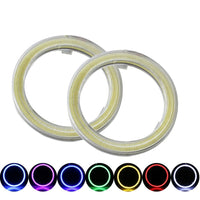 Bright LED Daytime Running Light Modified Fog Light Headlight Angel Eye Aperture