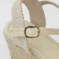 Straw Woven Wedge Sandals Women's Spring And Summer Platform